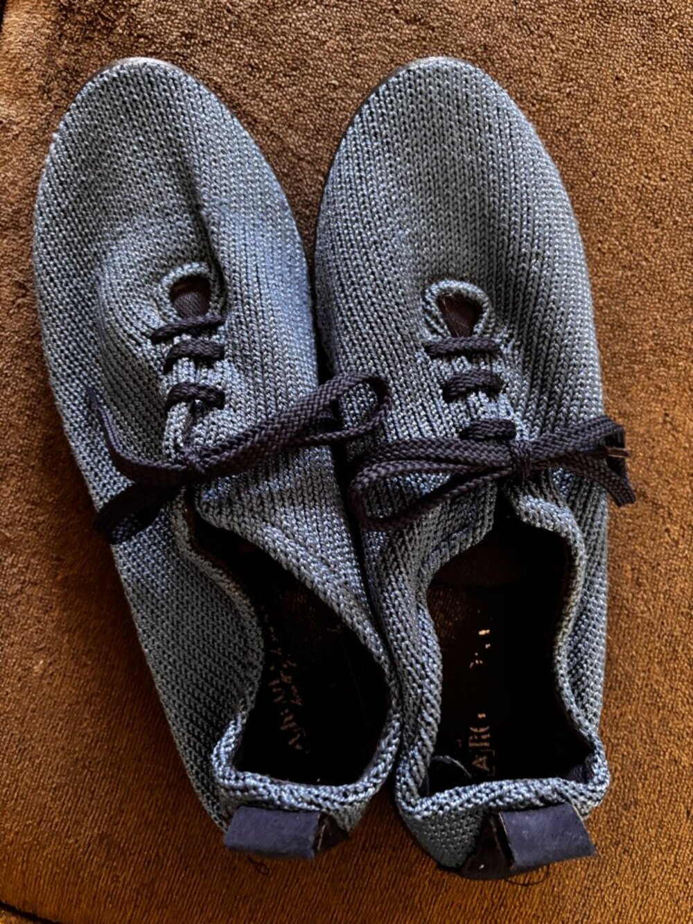 Arcopedico Knit Sneakers Lace- Up Slate Blue 42